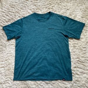 Patagonia teal Capilene Cool Daily tee